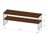 TV Stand TV103 Walnut