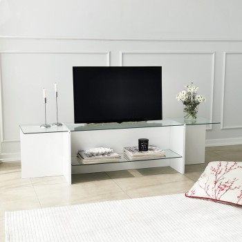 TV Stand Escape TV - White White