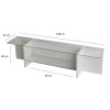 TV Stand Escape TV - White White