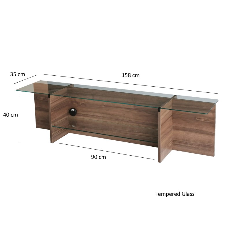 TV Stand Escape TV - Walnut Walnut