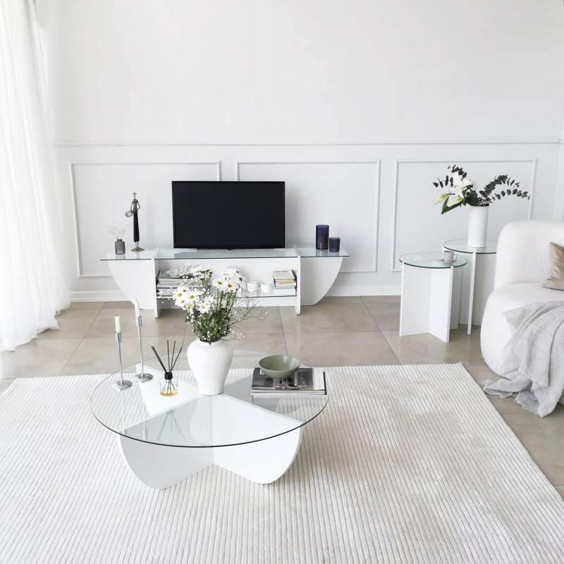 TV Stand Lily TV - White White