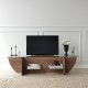 Έπιπλο Τηλεόρασης - Lily TV - Χρώμα Καρυδί - 158x35x40εκ Έπιπλο Τηλεόρασης - Lily TV - Χρώμα Καρυδί - 158x35x40εκ