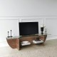 Έπιπλο Τηλεόρασης - Lily TV - Χρώμα Καρυδί - 158x35x40εκ Έπιπλο Τηλεόρασης - Lily TV - Χρώμα Καρυδί - 158x35x40εκ