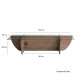 Έπιπλο Τηλεόρασης - Lily TV - Χρώμα Καρυδί - 158x35x40εκ Έπιπλο Τηλεόρασης - Lily TV - Χρώμα Καρυδί - 158x35x40εκ