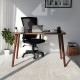 Study Desk Cozy Çalışma Masası Ahşap Temperli Cam Walnut Study Desk Cozy Çalışma Masası Ahşap Temperli Cam Walnut