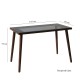 Study Desk Cozy Çalışma Masası Ahşap Temperli Cam Walnut Study Desk Cozy Çalışma Masası Ahşap Temperli Cam Walnut