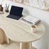 Study Desk Infini - Travertine Travertine