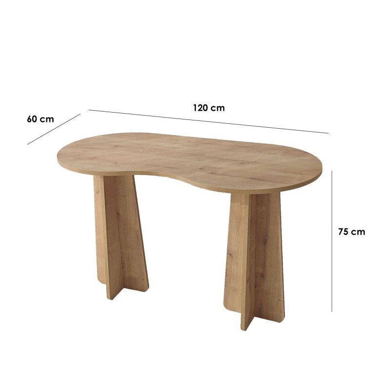 Study Desk Infini - Sapphire Oak Sapphire Oak