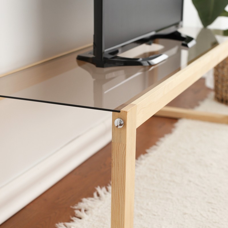 TV Stand Via - Natural Natural
