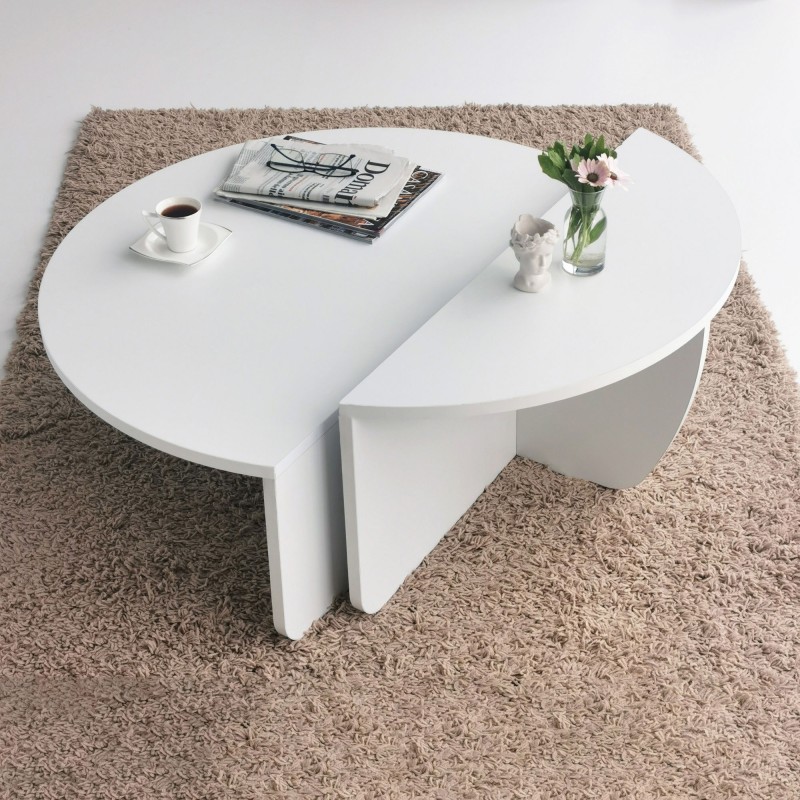 Coffee Table Podium - White White