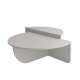 Coffee Table Podium - White White Coffee Table Podium - White White