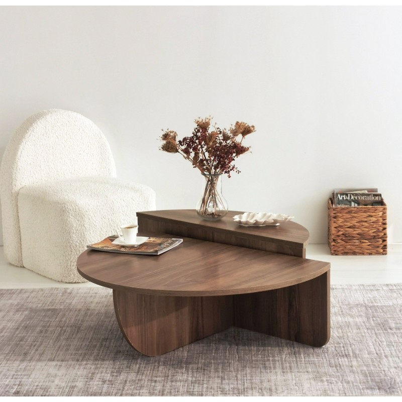 Coffee Table Podium - Walnut Walnut