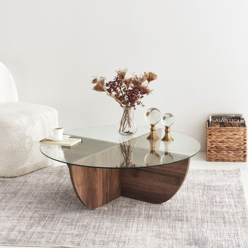 Coffee Table Lily - Walnut Walnut