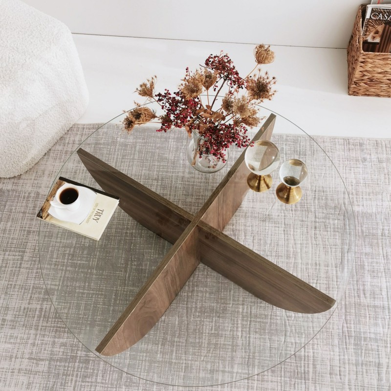 Coffee Table Lily - Walnut Walnut