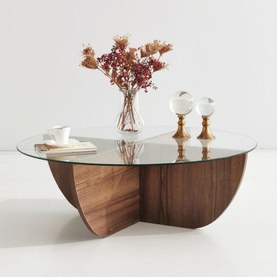 Coffee Table Lily - Walnut Walnut Coffee Table Lily - Walnut Walnut