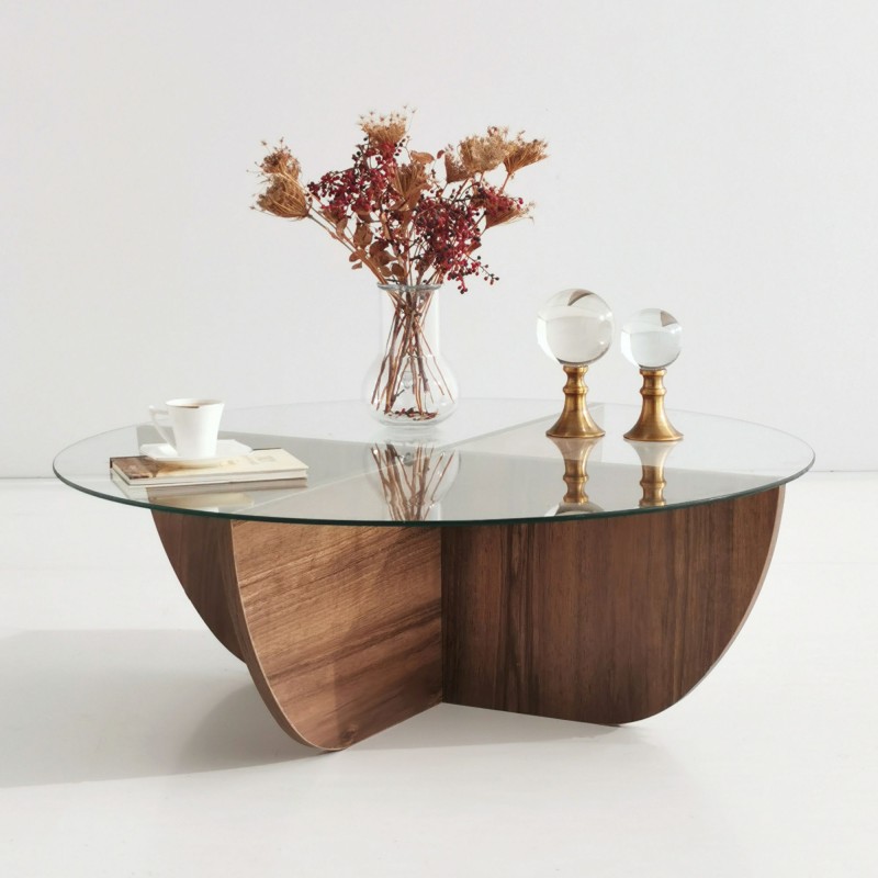 Coffee Table Lily - Walnut Walnut