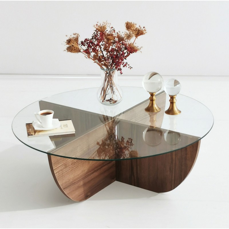 Coffee Table Lily - Walnut Walnut