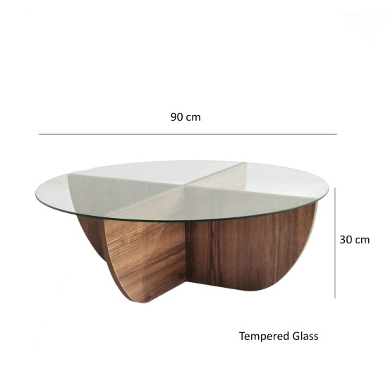 Coffee Table Lily - Walnut Walnut Coffee Table Lily - Walnut Walnut