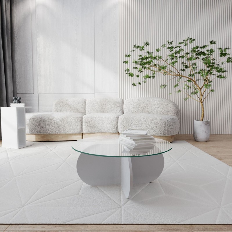 Coffee Table Bubble - White White