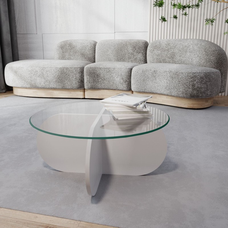 Coffee Table Bubble - White White