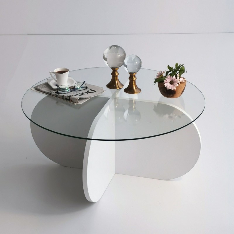 Coffee Table Bubble - White White