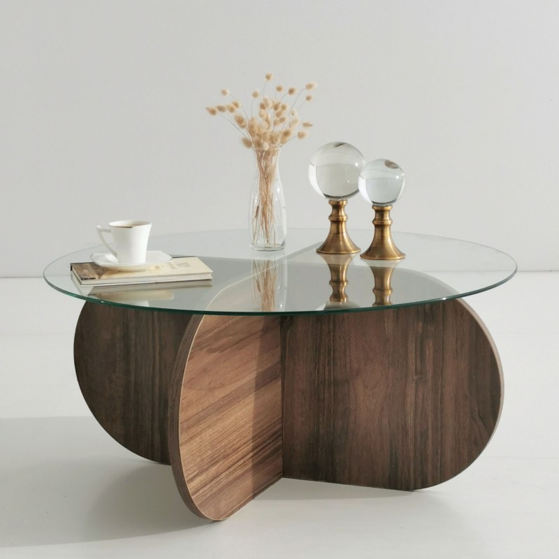 Coffee Table Bubble - Walnut Walnut