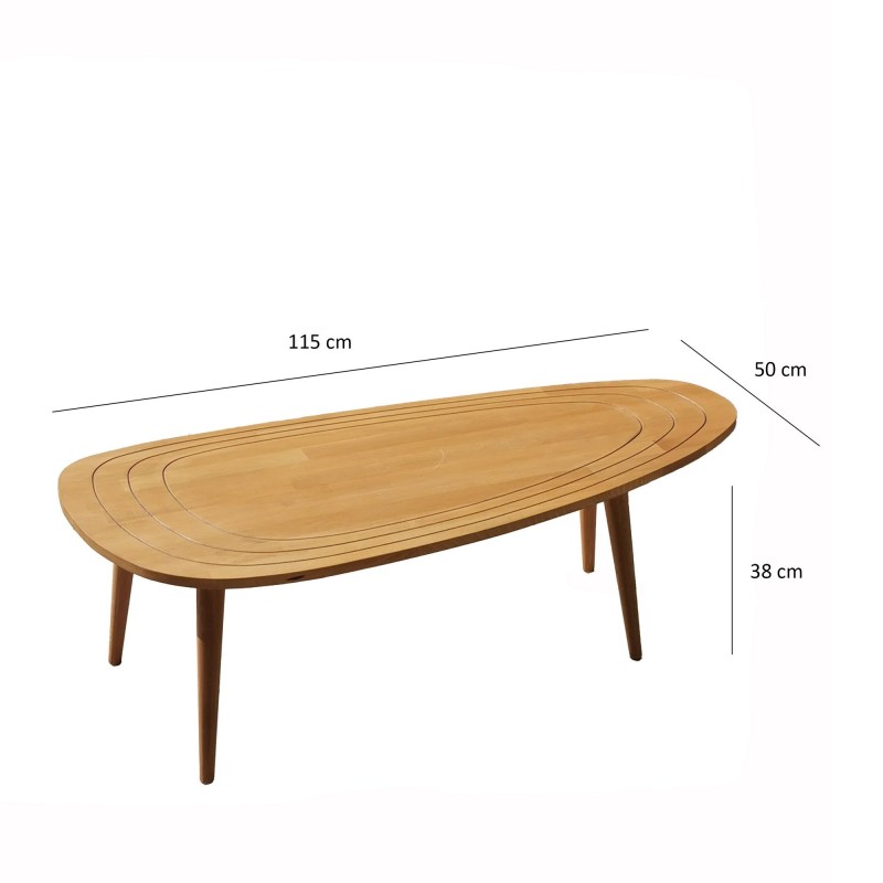 Hanah Home Coffee Table Sweet - Teak Teak