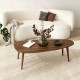 Coffee Table Sweet - Walnut Walnut Hanah Home Coffee Table Sweet - Walnut Walnut