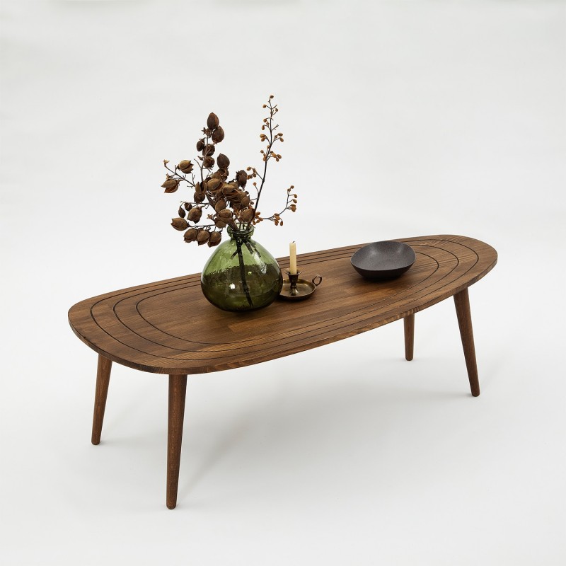 Hanah Home Coffee Table Sweet - Walnut Walnut