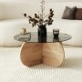 Coffee Table Bubble - Sapphire Oak, Fume Oak
Fume