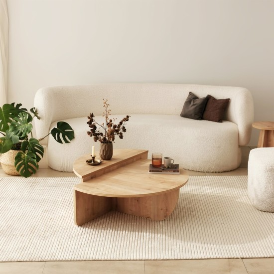 Coffee Table Podium - Sapphire Oak Sapphire Oak Coffee Table Podium - Sapphire Oak Sapphire Oak