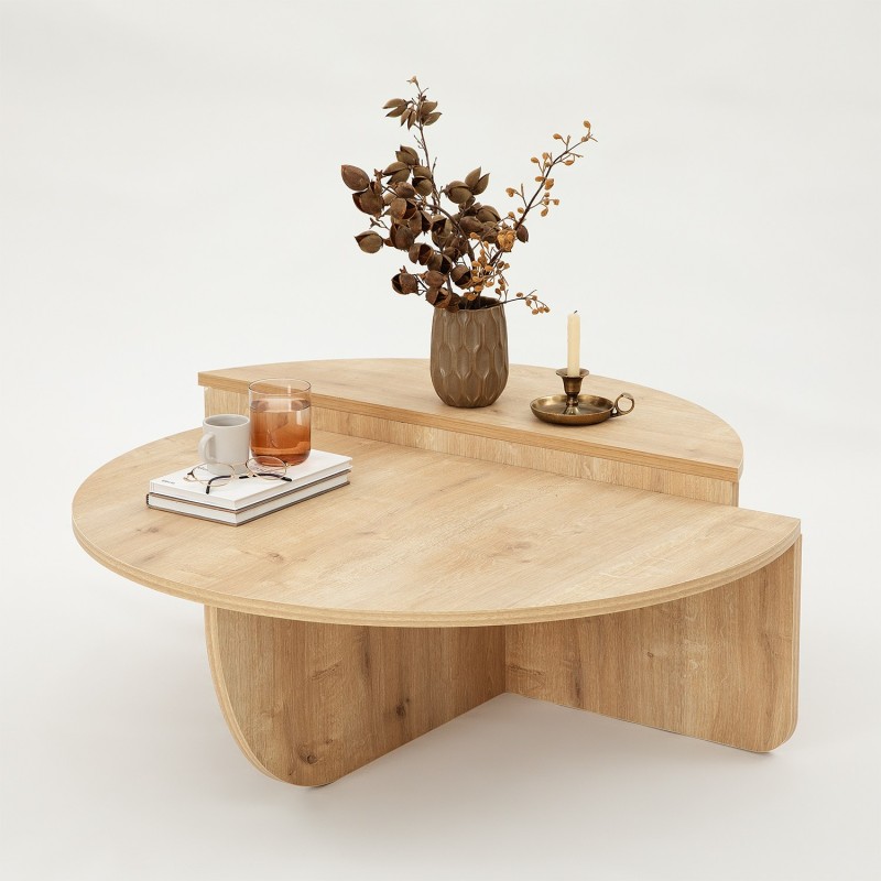 Coffee Table Podium - Sapphire Oak Sapphire Oak