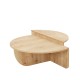 Coffee Table Podium - Sapphire Oak Sapphire Oak Coffee Table Podium - Sapphire Oak Sapphire Oak