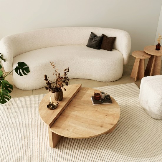 Coffee Table Podium - Sapphire Oak Sapphire Oak Coffee Table Podium - Sapphire Oak Sapphire Oak