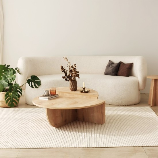 Coffee Table Podium - Sapphire Oak Sapphire Oak Coffee Table Podium - Sapphire Oak Sapphire Oak