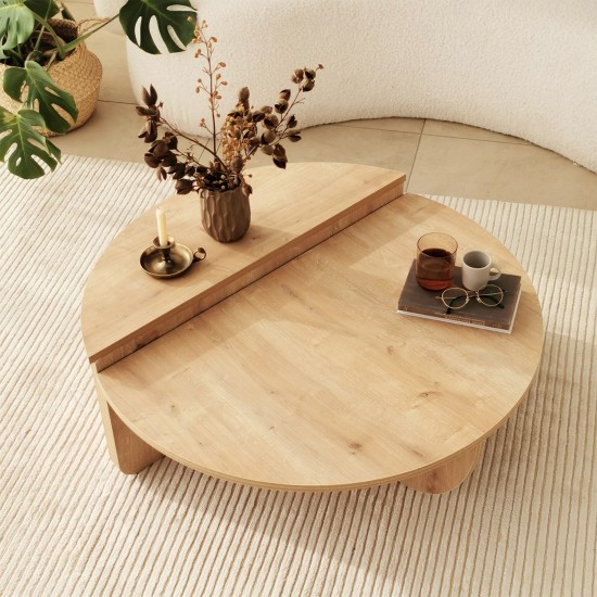 Coffee Table Podium - Sapphire Oak Sapphire Oak Coffee Table Podium - Sapphire Oak Sapphire Oak