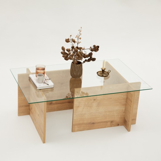 Coffee Table Escape - Sapphire Oak Sapphire Oak Coffee Table Escape - Sapphire Oak Sapphire Oak