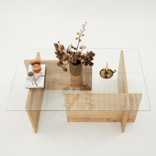Coffee Table Escape - Sapphire Oak Sapphire Oak Coffee Table Escape - Sapphire Oak Sapphire Oak