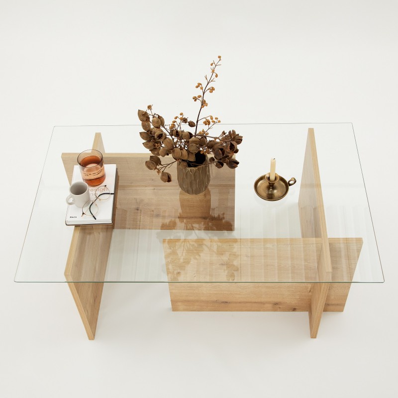 Coffee Table Escape - Sapphire Oak Sapphire Oak