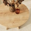 Hanah Home Coffee Table Mushroom - Sapphire Oak Sapphire Oak