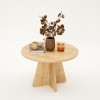 Hanah Home Coffee Table Mushroom - Sapphire Oak Sapphire Oak