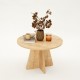 Coffee Table Mushroom - Sapphire Oak Sapphire Oak Hanah Home Coffee Table Mushroom - Sapphire Oak Sapphire Oak