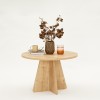 Hanah Home Coffee Table Mushroom - Sapphire Oak Sapphire Oak