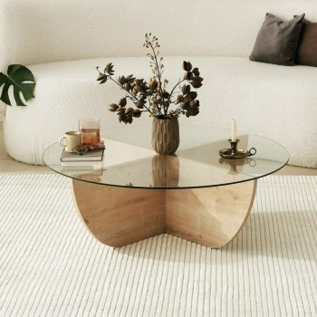 Coffee Table Lily - Sapphire Oak Sapphire Oak