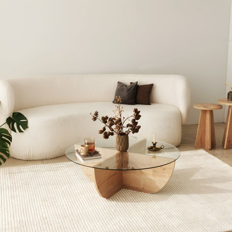 Coffee Table Lily - Sapphire Oak Sapphire Oak