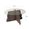 Coffee Table Butterfly - Walnut, Transparent Walnut
Transparent