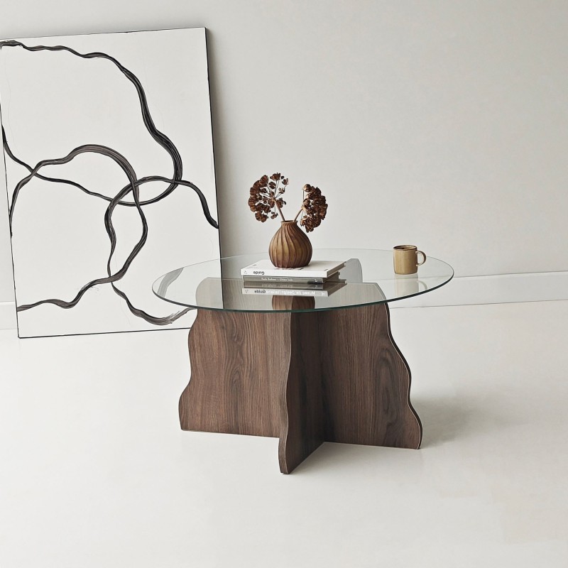 Coffee Table Butterfly - Walnut, Transparent Walnut
Transparent
