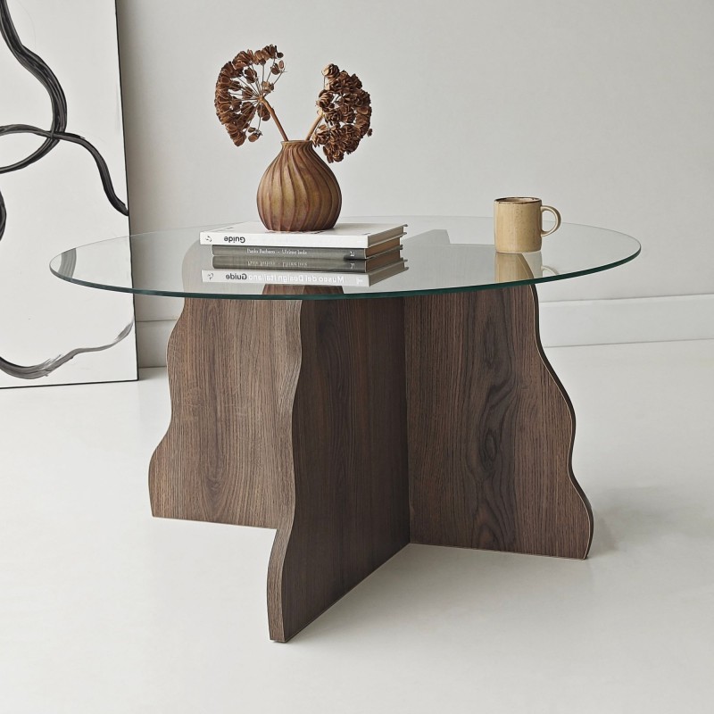Coffee Table Butterfly - Walnut, Transparent Walnut
Transparent