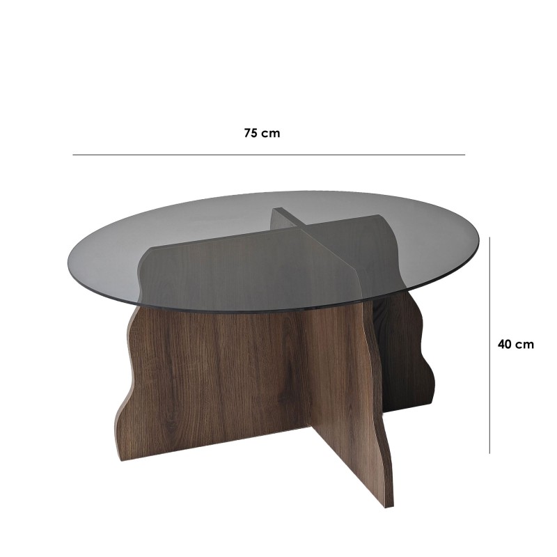 Coffee Table Butterfly - Walnut, Fume Walnut
Fume