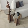 Side Table Set Luna 2 - Bronzie, Walnut Bronzie
Walnut